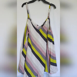 Torrid Sophie Multi Stripe Crinkle Gauze Swing Cami Top, Size 1X‎ (14-16)